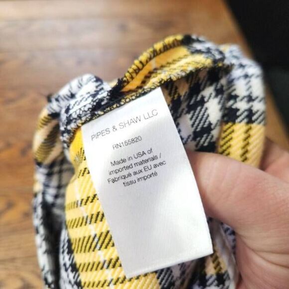 NWT Veronica Beard Fraser Plaid Pants Checked Flare Trouser Yellow Size 2 - Picture 5 of 7